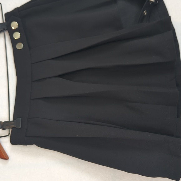 K Too Punk Gothic Pleated Buckle Schoolgirl Mini Skirt S - Picture 2 of 5